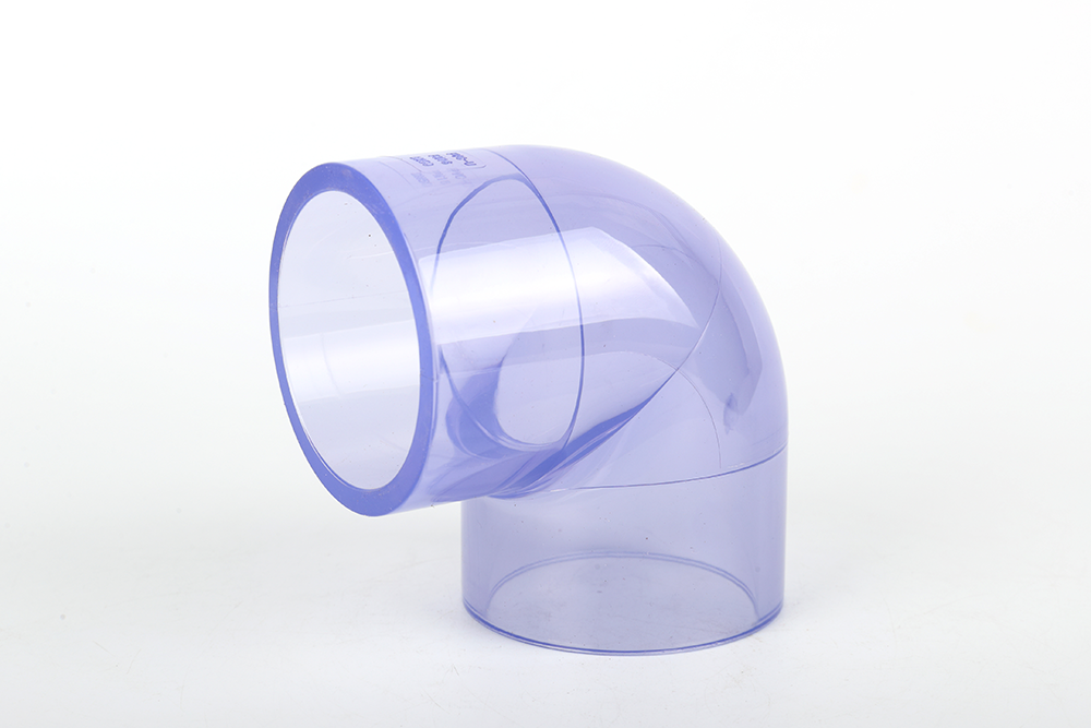 华南热作学院透明 90 度弯头